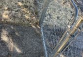 FREE Chain Link Fence 146 feet – disassemble it and it’s yours